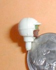  Driver Figure Head Only 1 32 Slot Car Painted Face Green Goggles Vintage Nos