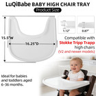 Baby High Chair Tray For Stokke Tripp Trapp Chair  v2 And Beyond 