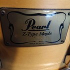 Pearl Z-type Maple Snare Drum 14x6 5 With Tuning Key 90s Japan Made