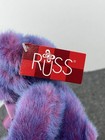 Russ Berrie Luv ums Purple Blue Teddy Bear Plush 8  Stuffed Animal Vintage