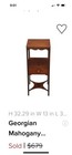 Georgian Mahogany Side Table