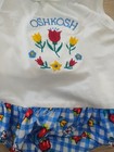 Vtg 90s Baby Oshkosh Swimsuit 6 9 Month Floral