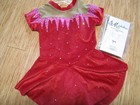 Girl Ice Skating Dress Comes With New Over Boot Tights Size 7