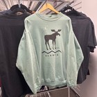 Vintage 90 s Alaska Nature Heavyweight Crewneck Sweater
