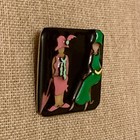 Vintage Woman Pins By Lucinda 2 Women Brooch