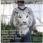 23  Tiger Head Backpack Male And Female Student Schoolbag Backpack