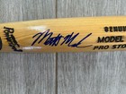 Matt Mclain Rookie Signed Game Used Baseball Bat Reds Rare Full Auto Mlb Ucla