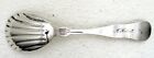 Early American Coin Silver Sugar Shell Spoon Farrington   Hunnewell Boston