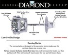 14k Gold Post   Sterling Silver 4 Prong Stud Earrings Pure Brilliance Zirconia