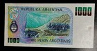 1984 Argentina 1000 Pesos Argentinos San Martin Banknote Crisp Unc World Money
