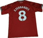 Bruno Fernandez Signed Manchester United 2025 2026 Beckett Coa