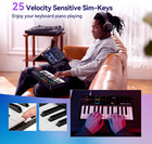 Midi Controller Keyboard Professional 25 Keys Midi Keyboard Piano 500mah Battery