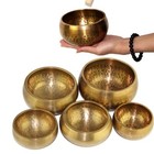 Tibetan Hammered Singing Bowl Amazing Sounds Chakra Nepal Yoga  Meditation New