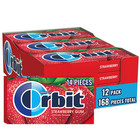 Strawberry Sugar Free Chewing Gum  14 Pieces   12 Pack 
