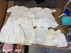 Lot 6 Vintage Baby toddler Dress Slips Petticoats Ruffled Lace Muslin Underskirt