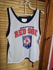 Nos New Vintage 90s Boston Redsox Kids Youth 2 Pc Set Outfit Mesh Jersey Shorts 