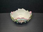 Very Rare Capodimonte Ornate Unusual Centerpiece Bowl Cherubs Dolphin Berries