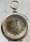 Antique 18s Dueber Open Face Pocket Watch Case For Key 3 Ounce Silverine