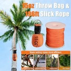 Arborist Throw Line Kit  15oz Throw Weight   196ft Paracord Rope  100  Polyester
