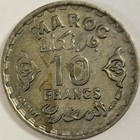 10 Francs - Morocco - 1952 - Very Fine Condition