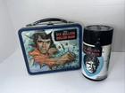 Vintage Six Million Dollar Man Metal Lunchbox Lunch Thermos 1978 Steve Austin