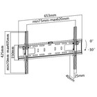 Lcd Led Plasma Flat Tilt Tv Wall Mount Bracket 32 37 42 46 50 52 55 57 60 65 70 