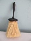 Antique Ebony Bonnet Brush Top Hat Victorian Treen Dressing Table Black Treen