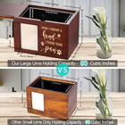 Pet Memorial Urns For Dog Or Cat Ashes  Large Wooden Funeral Cremation Urns