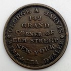1837 Hard Times Token Ht-283 Geo  Jarvis New York Usa Copper Exonumia