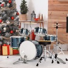 5-piece Complete Junior Drum Set With Genuine Brass Cymbals - Advanced Beginner