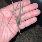 Antique 4    Turned Dark Wood Treen Sewing Needle Storage Case Bodkin Tube Holder