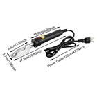 Handle Electric Mini Leather Craft Iron Wrinkles Removing Smoothing 110v 120w Us