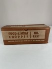 Vintage Universal Food   Meat Chopper No 1551 Climax 51 Grinder Box And Manuals