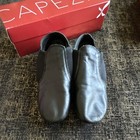 Capezio Unisex Black Slip-on Jazz   Hip Hop Dance Shoes  Slip-on Style Chsize 9
