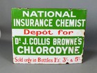 Vintage Depot For Dr J Collis Browne s Chlorodyne Enamel Sign C1920       25124