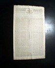 Rare 18th Century American Boston Massachusetts W  Nice Masthead 1798 Newspaper