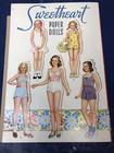 Vintage 1943 Sweetheart Girls Uncut Dolls   Clothing Cut Out Paper Dolls