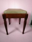 1950   s Singer Sewing Machine Cabinet  40 Stool Seat With Storage  new Seat Cover