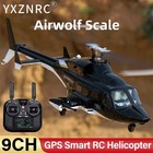 Yuxiang F02s Airwolf Rc Helicopter 9ch Gps 3d Optical Flow Positioning Aircraft