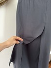 Zara High Waist Pencil Skirt Xs Us 24 Gray  Minimalist Chic Office Elegant Euc