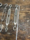 Vintage Lot Of  4  Turnbuckle Various Lengths And Sizes Eye To Eye