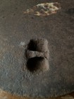 Antique Vtg Cast Iron Wood Stove Eye Burner Cover Lid Marked 8 Std On  Back 8   