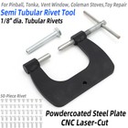 Semi Tubular Rivet Tool For Tonka Pinball Vent Window Coleman Restoration Fixed