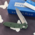 Benchmade 940 Osborne Green Handle Cpm-s30v Blade New Aluminum Folding Knife
