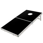 Cornhole Game Set 4ftx2ft Regulation Size W 8 Bean Bags   Case Aluminum Boards 