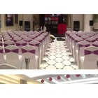 50 100pcs Spandex Stretch Chair Cover Sash Bow Wedding W  Buckle Slider Sashes