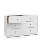 Storkcraft Santos 6-drawer Dresser  white With Natural 