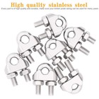 20pcs Wire Rope Cable Clip clamp 20pcs Thimble 20pcs Aluminum Crimping Loop For
