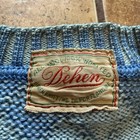 1930s Dehen Argyle Sweater Wool Knit Mens Vtg 40s Rare Ww2 Era
