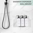 Shampoo Dispenser For Shower Wall Mount 3 Chamber  No Drill Shampoo And Conditio